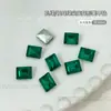 Ponta Esmeralda Base Pontiaguda Diamante de Formato Especial Joia para Nail Art Pedra de Vidro Açúcar Cristal Coração de Pêssego Verde Pavão Decoração de Unhas de Natal Atacado