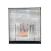 Puerta de Persianas Enrollables de Acero Inoxidable Eléctrica Controlada Remotamente, Puerta Elevable Silenciosa Antirrobo de Acrílico Personalizada para Bancos y Estaciones de Metro