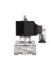 Válvula de Solenoide de Diafragma Roscada Impermeable y a Prueba de Humedad de Acero Inoxidable 304 Válvula de Agua Subacuática para Fuente Interruptor Válvula Normalmente Cerrada