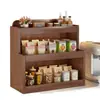 Rack de Lanches de Mesa em Camadas de Grande Capacidade Rack de Armazenamento para Mesa de Jantar da Sala de Estar Doméstica Rack de Armazenamento para Copos de Café, Chá, Água e Bebidas