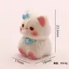 Gatito Mini Animal Lindo Adornos Estéreo Decorativos Micro Paisaje Material DIY Accesorios para Llavero