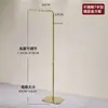 Arara de Exposição para Loja de Roupas, Cabideiro de Chão em Aço Inoxidável, Cabideiro, Ilha Suspensa Lateral Prateleira de Exposição para Loja de Roupas Femininas
