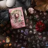 ZABC Série de Botas Plataforma Transfronteiriças Livro de Adesivos Tema Vintage Base de Material Colagem DIY 8 Designs