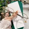 Óculos de Armação Generosa Marrom Ultra Leve Aparência Emagrecedora Podem Ser Combinados com Grau de Miopia Lentes Transparentes Artefato de Maquiagem Simples Óculos Preto Brilhante Moda para Roupas de Trabalho