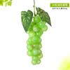 Simulación fruta simulación racimo de uvas decoración de techo interior plástico PVC con escarcha uva modelo de utilería de fruta falsa