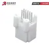 Conector Automotriz Dj7201-0.7-10A Blanco 10 Orificios Conector de Funda de Pines Rectos Carcasa de Plástico Enchufe