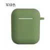 Adecuado para Apple I9S/I10/i11/i12 Funda Protectora Auriculares Bluetooth Inalámbricos airpods Funda de Silicona Gruesa