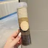 Elásticos de Borracha Pretos Descartáveis para Mulheres Prenderem o Cabelo, Cordas de Cabelo Altamente Elásticas Que Não Danificam o Cabelo, Elásticos de Cabelo para Crianças, Acessórios de Cabelo para Tranças