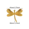 Venta Caliente Transfronteriza Acero Inoxidable Simple Águila Blanca Broche para Chaqueta de Traje de Hombre y Mujer Accesorios de Animal Águila Venta al por Mayor