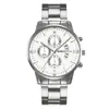 Reloj para Hombre de Negocios Calendario Correa de Acero Esfera Grande Geneva Tres Ojos Reloj de Cuarzo Venta al por Mayor