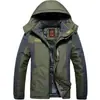 Comércio exterior venda quente novo tamanho plus masculino forrado com fleece espesso roupa de carga esportes ao ar livre quente jaqueta de montanhismo jaqueta acolchoada de algodão atacado