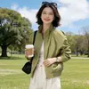 Chaqueta Corta de Moda con Cuello Alto para Mujer, Nuevo Estilo Otoño 2026, Chaqueta de Corte Holgado a la Moda que Adelgaza, Top Versátil