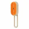 Pente para animais de estimação transfronteiriço com spray de um toque para evitar que o pelo voe, pente a vapor para gatos e cães, massagem para remover pelos soltos, pente removedor de pelos de animais de estimação