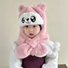 Gorro de Invierno Estilo Lei Feng de Conejo KT Unisex Engrosado Cálido Dibujos Animados Felpa Gorro Lindo con Orejas Protector de Viento para Niñas