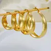 Pendientes de Estilo Europeo y Americano, Pendientes de Aro Grandes Texturizados en Forma de C Exagerados Creativos Transfronterizos, Pendientes Elegantes de Lujo Ligero para Mujer