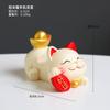 Criativo para Casa Gato da Sorte Fofo Suporte Preguiçoso para Celular Decoração de Mesa de Escritório Decoração Presente de Feriado Sala de Estar