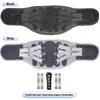 Cinturón Lumbar de Placa de Acero con 5 Soportes Personalizado - Faja Lumbar de Malla Transpirable para Gimnasio y Fitness