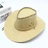 Sombrero Sombrero Vaquero Protector Solar para Exteriores Mezclilla Pesca Sombrero para Hombre Fresco para Mujer Ocio Viaje Sombrero de Paja de Verano