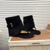 Botines Cortos de Punta de Tanga Estilo Coreano de Moda para Mujer, Novedad Verano 2026, Botines Cortos Versátiles y Elegantes