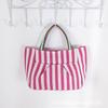 2019 bolsa rayada creativa para mujer bolsa gruesa para guardar el teléfono móvil bolsa de cosméticos fabricantes al por mayor
