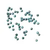 Rhinestones de Circonia Azul Lago Base Plana 5A, Rhinestones Súper Brillantes con Forma de Base Plana Mini, Rhinestones para Uñas, Artículo Popular de Celebridades de Internet, Rhinestones Azules Lago para Uñas