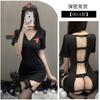 Lingerie sexy uniforme de enfermeira sexy vazado tentação traje quente para role play meias atacado