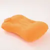 Suministro Directo de Fábrica Almohada Inflable de Seda de Leche Presionable Almohada Inflable para Cuello Portátil para Viajes en Avión Guardable Almohada Inflable en Forma de U