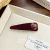 Pinza de Pato de Aleación Ovalada a Cuadros con Pedrería en Forma de Corazón de Lujo Ligero Coreano Exquisito Versátil Pasador para Flequillo Dulce Fresco Accesorio para el Cabello