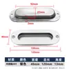 Hebilla de Acero Inoxidable para Puerta Corredera con Manija Oculta Tirador Empotrado para Puerta de Gabinete Tirador Invisible para Muebles de Gabinete Manija Empotrada