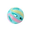 Juguete Nuevo Transfronterizo Pelota Sonido de Gato Pelota con Cascabel Se Puede Mover para Aliviar el Aburrimiento Juguete de Mascota Gato Hueco de Colores