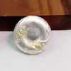 Plata de Ley 925 Chapada Colgante Grande Sólido de Paz y Alegría Collar Retro para Hombre Año Zodiacal Moda Tendencia Nacional Gargantilla