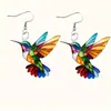 Pendientes, Pendientes Retro, Pendientes Transfronterizos, Acrílico, Nueva Moda para Principios de Primavera, Pendientes de Pájaros Coloridos Más Vendidos