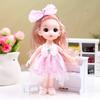 Bonecas Exclusivas de 17cm com Múltiplos Articuladores e Peças Intercambiáveis Princesa Fantasia Nova Boneca Conjunto de Brinquedos para Meninas