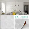 Pegatinas de Pared Tridimensionales 3D Papel Tapiz Autoadhesivo Pegatinas Estilo Europeo Impermeables a Prueba de Humedad Decoración de Pared de Fondo para Sala de Estar Comercial