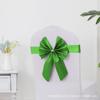 Respaldo de Silla Flor Lazo Elástico Libre Boda Banquete de Boda Hotel Funda de Silla de Hotel Decoración Lavable Cinta Cinta