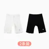 Leggings de Verano para Niñas, Shorts Finos de Seguridad de Modal Anti-Exposición, Shorts hasta la Rodilla para Bebé para Usar por Encima