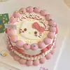 Celebridad de Internet Pegamento Suave Gatito Decoraciones para Pasteles Adornos Dibujos Animados Kuromi Melody Perro Canela Enchufe de Cumpleaños
