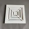 Grelha de ventilação de teto integrada placa de fixação de alumínio painel de teto de alumínio com lã mineral saída de ar condicionado