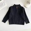 Valle del Viento 2026 Invierno Nuevo Estilo Coreano Patrón de Copo de Nieve Personalizado Suéter para Niños, Elegante y Versátil Top de Punto para Niños, Grueso