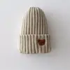Estilo coreano ins Suéter de algodón con cuello redondo de oso para bebé recién nacido y niño pequeño Conjunto deportivo Casual de dibujos animados para bebé Conjunto de dos piezas
