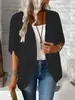 Vestido Talla Grande 2025 Ropa Transfronteriza Europea y Americana Amazon Nueva Moda Casual Tops de Punto de Manga Larga para Mujer