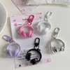 Chaveiro Pingente Minimalista Doce Legal 3D para Fone de Ouvido Estilo Cool Criativo Acessório de Bolsa para Fone de Ouvido Presente para Melhor Amigo