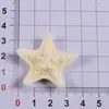 Simulação Grande Média Pequena Estrela do Mar DIY Acessórios para Joias de Resina Cola Creme Presilha de Cabelo Buraco Sapatos Acessórios Materiais