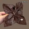 Scrunchie com vibe feminina, elástico de cabelo coreano fofo, acessório de cabelo estilo preguiçoso oversized, faixa de cabelo para coque