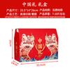 Caixa de Presente Personalizada de Pão no Vapor em Formato de Flor para o Festival da Primavera, Banquete de Pães no Vapor em Formato de Flor de Jiaodong, Shandong, Personalização de Caixa de Presente de Pão no Vapor em Formato de Pêssego para Aniversário