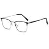 Gafas de marco de ceja fotosensibles que cambian de color con lente plana, para teléfono móvil, computadora, gafas de luz plana, competición electrónica digital infinita, gafas anti luz azul