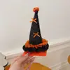 Sombreros de Halloween transfronterizos: Diadema de felpa de fantasma de calabaza, diseño versátil de nicho, disfraz de cosplay, accesorio para el cabello peculiar para mujeres