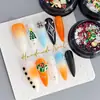 Venta al por mayor transfronteriza Arte para uñas de Navidad Diamante Papá Noel Copo de nieve Elementos de regalo Remaches de aleación Perla Decoraciones Mixtas