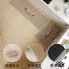 Alfombra de Piso Tejida de Lino de Imitación Simple para Cocina, Alfombra Especial para Cocina que Absorbe Agua y Aceite, Antideslizante, Resistente a las Manchas, Felpudo de Alfombra