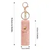 Bolsa para Labial con Espejo, Llavero con Bolsa para Labial y Bálsamo Labial, Accesorio de Llavero Portátil para Viaje